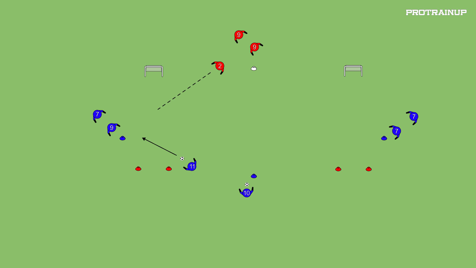 2 vs 1